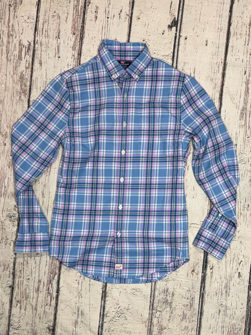 Vineyard Vines Slim Fit Murray Shirt Plaid Mens Button Down Preppy Shirt